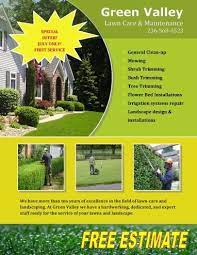 Lawn Care Flyer Templates Lawn Care Flyers Lawn Care Lawn Care Business