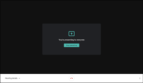 When i remote into this computer i can move the message to the second screen. How To Share A Powerpoint Presentation Using Google Meet
