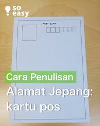Penulisan alamat surat yang benar adalah. Soeasy Indonesia Cara Penulisan Alamat Jepang Kartu Pos Facebook