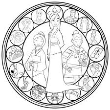 Disney 5 Mandalas Zum Ausdrucken Disney Prinzessin Malvorlagen Mandala Malvorlagen Disney Malvorlagen