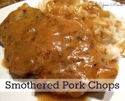 Baking thin pork chops in the oven can give you a tender, juicy and healthy protein for your dinner. South Your Mouth Smothered Pork Chops