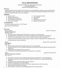 All resume and cv templates are professionally designed, so you can focus on getting the job and not worry about what font looks best. Hospital Receptionist Resume Example Livecareer
