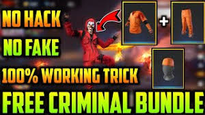 How To Get Free Criminal Bundle In Free Fire 2020 Herunterladen After the activation step has been successfully completed you can use the generator how many times you want for your account without asking again. free criminal bundle in free fire 2020