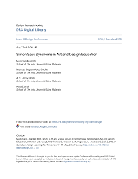 Simon Says Syndrome in Art and Design Education