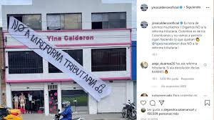 Yina calderón asegura que le inyectaron biopolímeros sin su consentimiento. Asi Es Como Yina Calderon Protesta En Contra De La Reforma Tributaria Kienyke