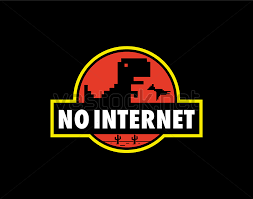 No Internet T Shirt Design Vector Jurassic Park Jurassic World Google Chrome Game Dino Vestock T Shirt Design Vector Google Chrome Games Shirt Designs