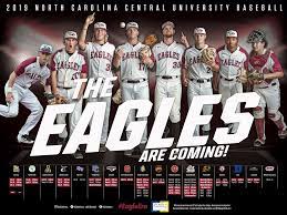 North Carolina Central Baseball Schedule Poster Baseball Posters Softball Team Photos Team Photos