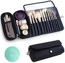 Amazon.com: Warmstore Makeup Brush Bag, Travel Makeup Brush Case ...