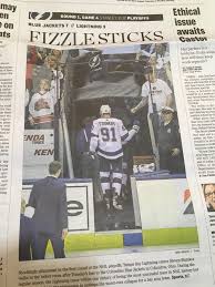 Visit espn to view the tampa bay lightning team schedule for the current and previous seasons. Front Page Of Tampa Bay Times This Morning Hockey