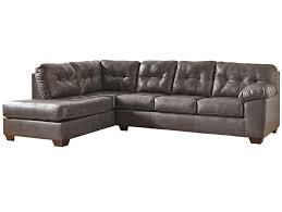 Savvy Discount Furniture Ashley Furniture Alliston Grey Laf Chaise Sectional Sofa 2010267 16 In 2020 Grey Sectional Sofa Furniture Reclining Sectional