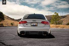 Enlaes Audi B8 S4 A4 Rear Diffuser Carbon Fiber Audi Carbon Fiber Cool Cars