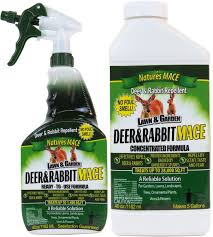 Plus naturally deters deer, rabbits. Deer Rabbit Mace 40oz Ready To Use Spray Plus 40oz Concentrate Treats 29 400 Sq Ft Nature S Mace