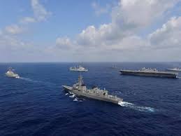 Indian Navy India Singapore Conduct Naval Drill In South