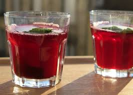 Verres De Jus De Bissap Ou Hibiscus Rouge Recettes De Cuisine Alimentation Jus