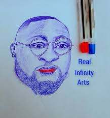 You draw Davido,e resemble Peruzzi wey dey vex