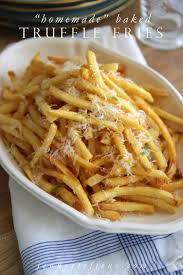 Homemade Truffle Fries Baked Truffle Parmesan Fries Steak Frites Truffel Pommes Rezepte Lebensmittel Essen