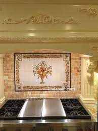 Italian backsplash tile murals : Home Living Blog Italian Tiles For Kitchen Backsplash