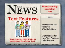 Text And Graphic Features For Nonfiction Text