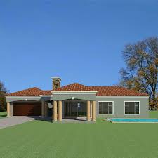 In a spacious design that would be perfect for roommates, this three bedroom house includes private baths for each room and a separate guest. 3 Bedroom House Plans South Africa House Plans With Photos Nethouseplans