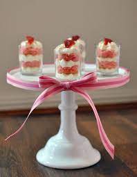 Mini Sponge Cake Parfaits Sponge Cake Dessert Cups Recipes Cake