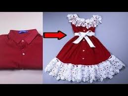 The Easiest Way To Turn A Shirt Into A Dress Youtube Baby Dress Patterns Girls Frock Design Baby Frocks Designs