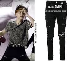 Ivotebtsbbmas Bts Twt 180518 Mv Jimin Bts Amiri Art Patch Skinny Jeanspic Twitter Com Gzb Bts Clothing Bts Inspired Outfits Kpop Fashion Outfits