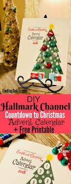Diy Hallmark Channel Countdown To Christmas Advent Calendar Free Printable Christmas Countdown Christmas Advent Christmas Calendar