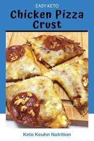 Ground Chicken Pizza Crust Recipe Pizza Crust Keto Recipes Easy Ground Chicken