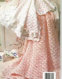 Includes newborn to 3 months. Crochet Pattern Baby Lacy Blanket Shawl Shell Stitch Flower Pram Cover Dk Ebay