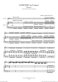 Vivaldi Four Seasons Winter Mvt Ii Quiz Which Measure On This Page Sounds Like The Music That Accompanies The Shower Scene Skripichnaya Muzyka Muzyka
