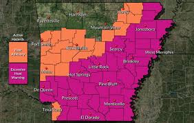 Weeklong excessive heat warning issued for central arizona; Excessive Heat Warning In Effect For Much Of Arkansas