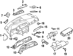 2013 Audi A4 Quattro Base Instrument Panel Components Diagram Component Diagram Audi Audi S4