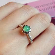 Pandora Silver Beaded Chrysoprase May Birthstone Ring Pandora Birthstone Rings Pandora Birthstone Pandora Jewelry