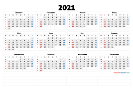 Free, easy to print pdf version of 2021 calendar in various formats. 2021 Calendar With Week Numbers Printable 6 Templates