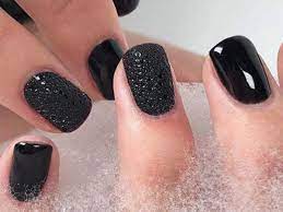 Next, randomly attach nail tape on your nails and apply one coat of black nail polish after which apply a second coat of white polish. Get Trendy And Stylish With These Black Nail Polishes Most Searched Products Times Of India
