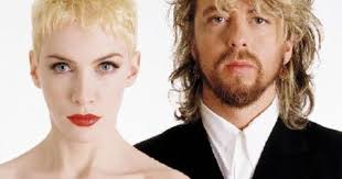 Annie Lennox And Dave Stewart Oops Senior Moment Lol C 1980s For The Hatchling Blonde Colour P Annie Lennox Music Legends Music