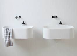Wall Mounted Sink Simple Modern Bathroom Black Fixtures Trendy Bathroom Mirror Wall Bedroom Bathroom Design
