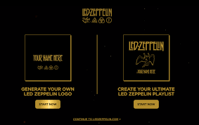 You can download the font led zeppelin ii as one zip archive, in archive 1 font. Led Zeppelin S Playlist Generator Frontview Magazine