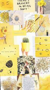 20 Cute Tumblr Wallpapers Yellow Seni Buku Poster Bunga Wallpaper Iphone