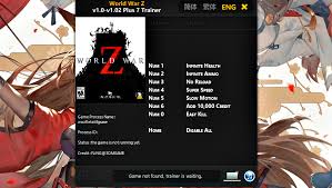 Trainer World War Z V1 0 V1 02 7 Fling Flingtrainer Com 2019 04 21 Mrantifun Pc Video Game Trainers Cheats And Mods