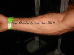 Forearm tattoos are loved and practiced by both men and women. Quotes Forearm Tattoo For Men Quotesgram