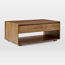 West elm mango wood coffee table. Anton Solid Wood Storage Coffee Table West Elm Havenly