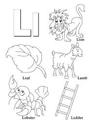 Letter L Coloring Page Alphabet Coloring Pages Color Worksheets Alphabet Coloring