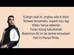 Maybe you would like to learn more about one of these? Andmesh Kamaleng Hanya Rindu Lirik Youtube