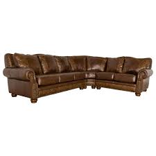 What style of sectional set to pick. Vintage Leather Lorak 3 Piece Leather Sectional In Jupiter Truffle Nebraska Furniture Mart