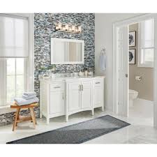 Home Decorators Collection Samantha 26 6 In 4 Light Chrome Led Bathroom Vanity Light 34841 Hb The Home Depot