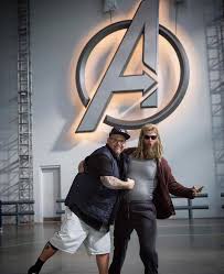 #happybirthday #brother it made the #movie. The God Of Beers And Jimmy Rich At The Avengers Set Credits Jimmy Richfollow Marvel Dc Bible For More Content Turn On Pos Marvel Heroes Avengers Marvel Dc