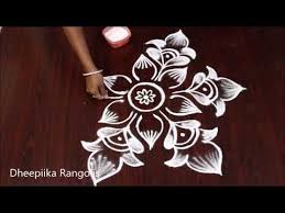 Simple And Easy Freehand Rangoli Design Without Dots Small Small Daily Kolams Apartment Rangoli Designs Rangoli Designs With Dots Free Hand Rangoli Design