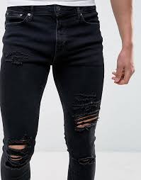 Denim is our speciality, so get ready to find styles that speak to you: Jack Jones Intelligence Liam Eng Geschnittene Jeans Mit Zierrissen In Verwaschenem Schwarz Asos