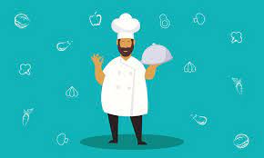 Chef Character With A Delicious Dish Graphic By Deemka Studio Creative Fabrica